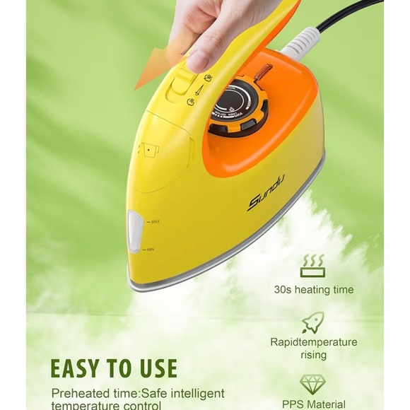 Sundu Mini Travel Iron with Steam - Picture 4 of 9